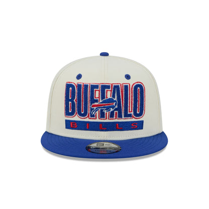 Buffalo Bills Classic Stacked Chrome 9FIFTY Snapback Hat