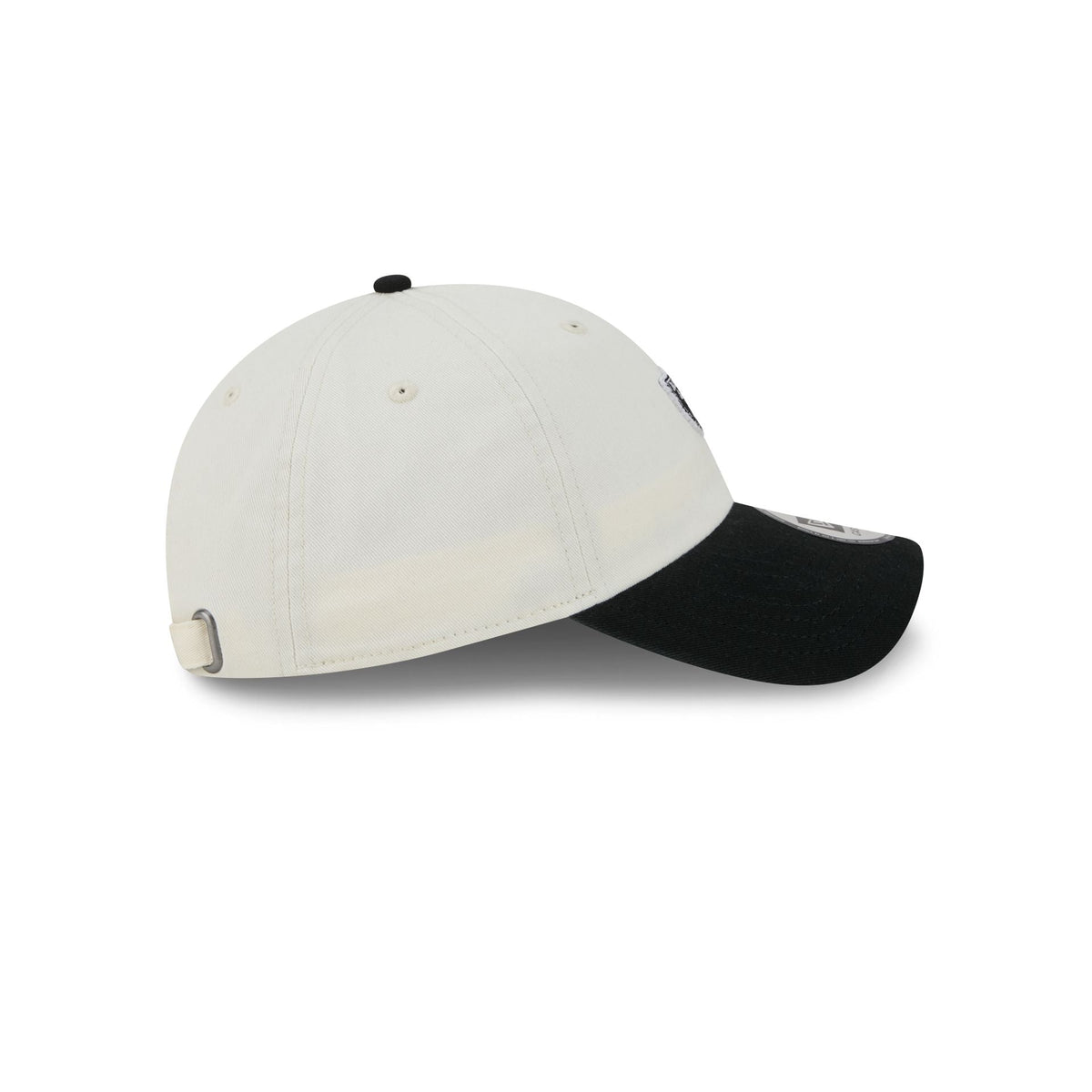 Las Vegas Raiders Mini Logo Chrome White Casual Classic Adjustable Hat