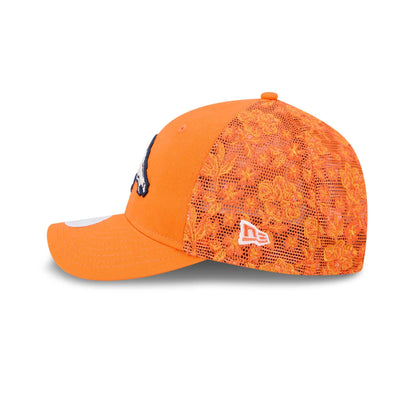 Denver Broncos Floral Mesh Women's 9FORTY M-Crown Trucker Hat