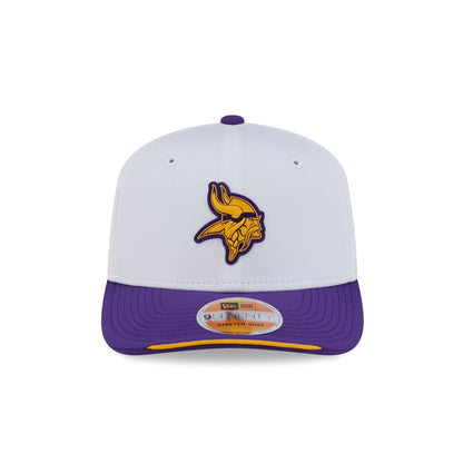 Minnesota Vikings 2026 Sideline White 9SEVENTY Stretch-Snap Hat
