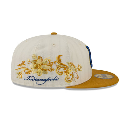 Indianapolis Colts Chrome Herringbone 59FIFTY Fitted Hat