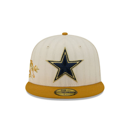 Dallas Cowboys Chrome Herringbone 59FIFTY Fitted Hat