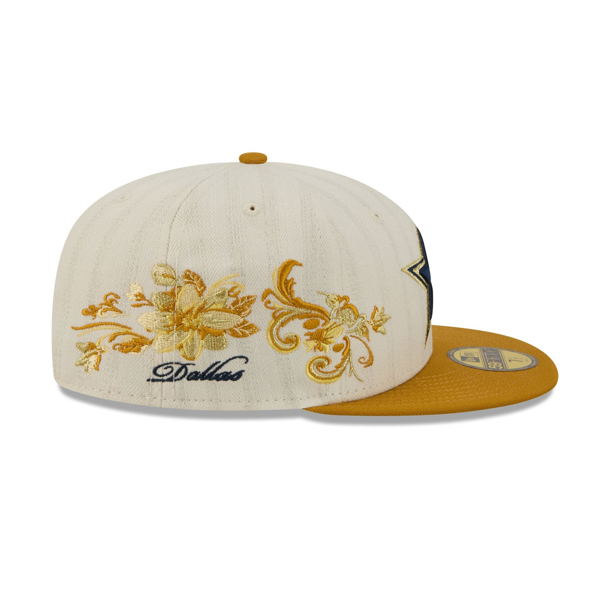 Dallas Cowboys Chrome Herringbone 59FIFTY Fitted Hat