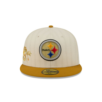 Pittsburgh Steelers Chrome Herringbone 59FIFTY Fitted Hat