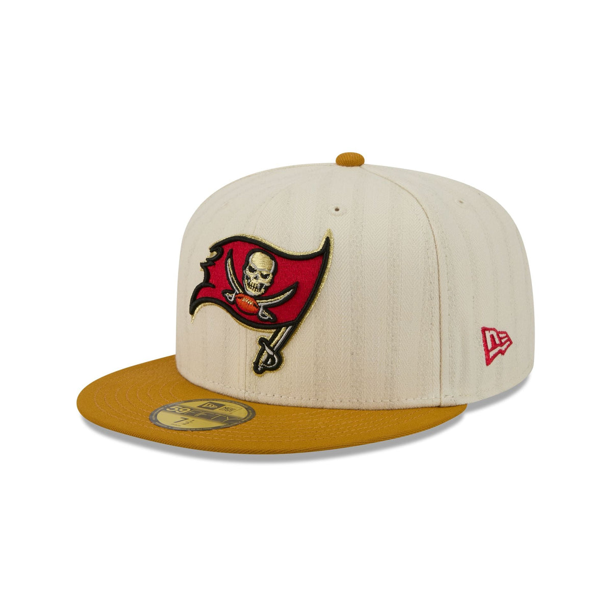 Tampa Bay Buccaneers Chrome Herringbone 59FIFTY Fitted Hat
