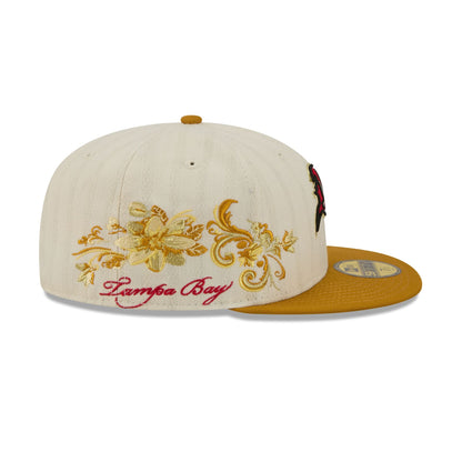 Tampa Bay Buccaneers Chrome Herringbone 59FIFTY Fitted Hat