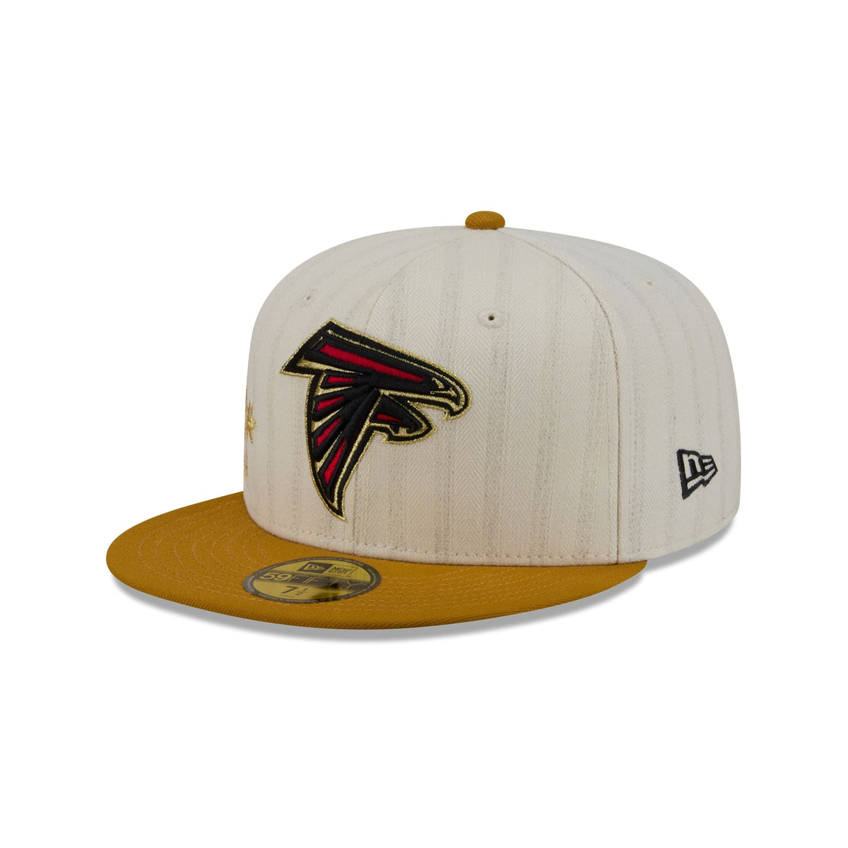 Atlanta Falcons Chrome Herringbone 59FIFTY Fitted Hat