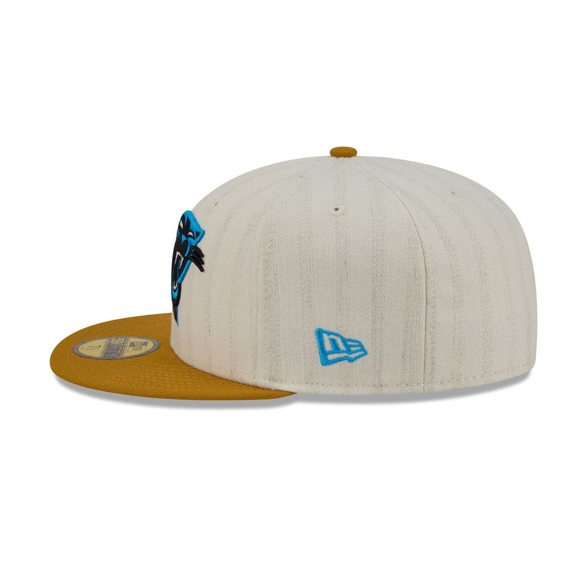 Carolina Panthers Chrome Herringbone 59FIFTY Fitted Hat