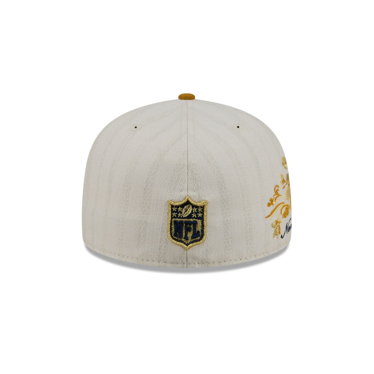 New England Patriots Chrome Herringbone 59FIFTY Fitted Hat