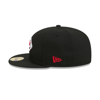 Kansas City Chiefs Black Basic 59FIFTY Fitted Hat