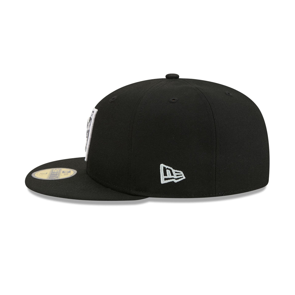 Las Vegas Raiders Black Basic 59FIFTY Fitted Hat