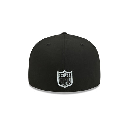 Las Vegas Raiders Black Basic 59FIFTY Fitted Hat