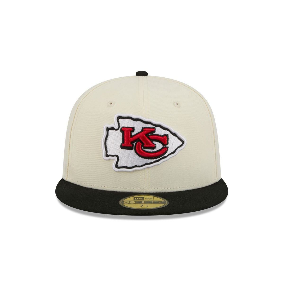 Kansas City Chiefs Chrome White Basic 59FIFTY Fitted Hat