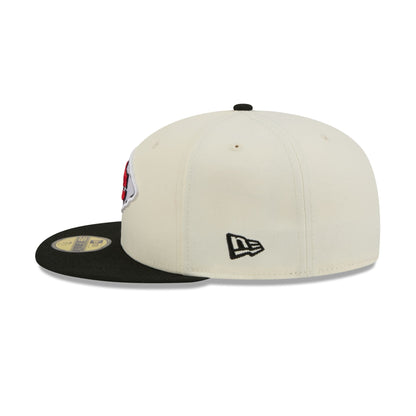 Kansas City Chiefs Chrome White Basic 59FIFTY Fitted Hat