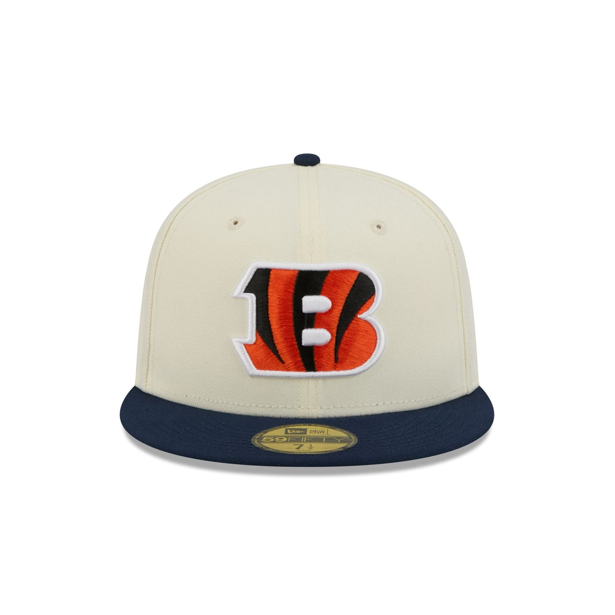 Cincinnati Bengals Chrome White Basic 59FIFTY Fitted Hat