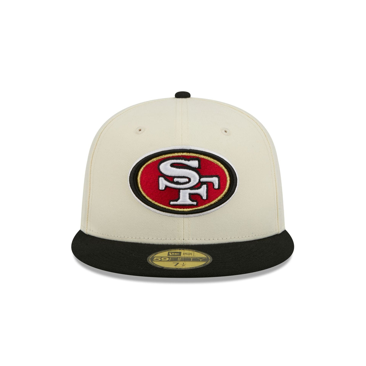 San Francisco 49ers Chrome White Basic 59FIFTY Fitted Hat