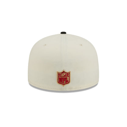 San Francisco 49ers Chrome White Basic 59FIFTY Fitted Hat