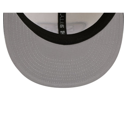 San Francisco 49ers Chrome White Basic 59FIFTY Fitted Hat