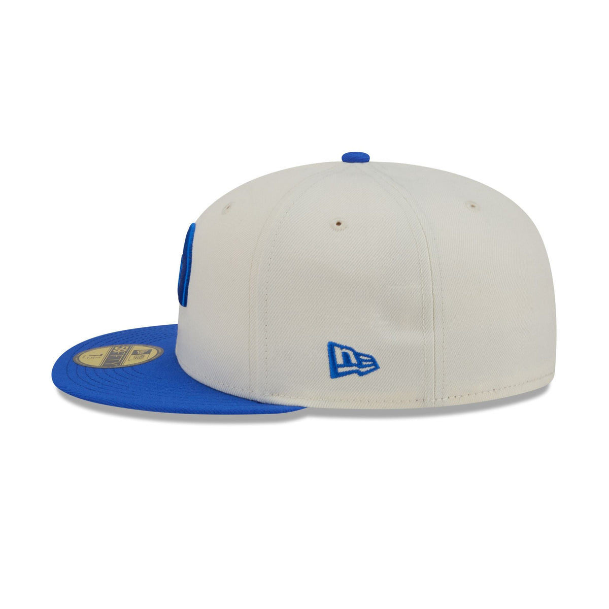 Los Angeles Rams Chrome White Basic 59FIFTY Fitted Hat