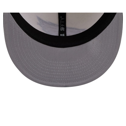 Philadelphia Eagles Chrome White Basic 59FIFTY Fitted Hat