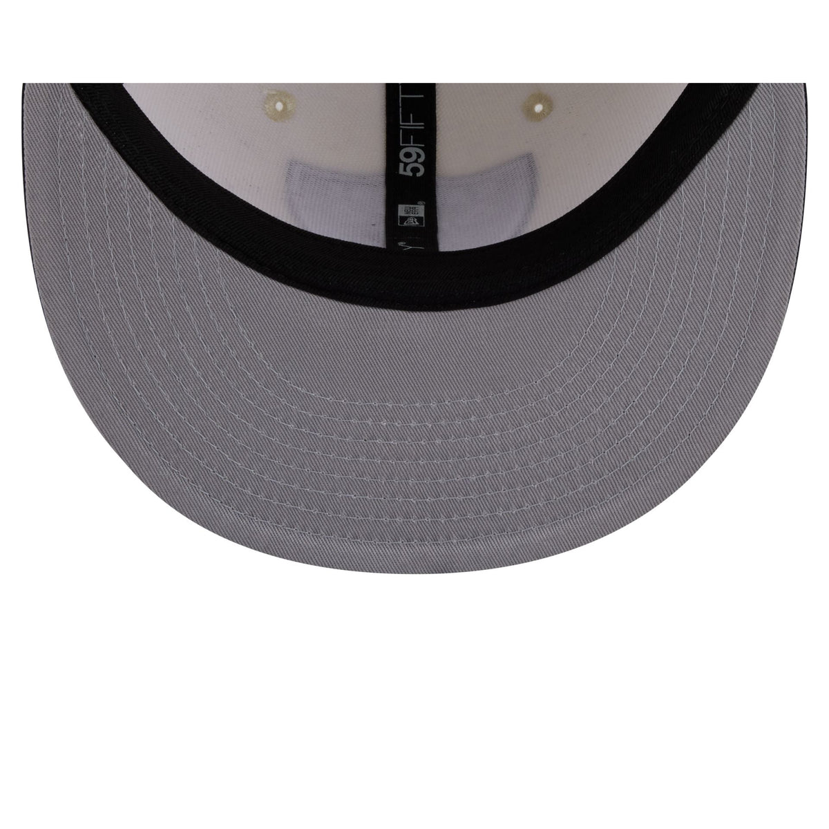 Las Vegas Raiders Chrome White Basic 59FIFTY Fitted Hat