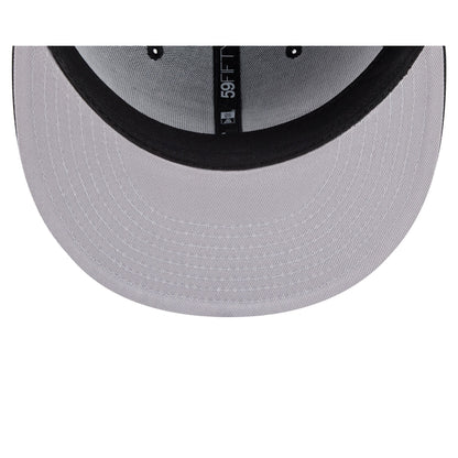 Buffalo Bills Black and White Basic 59FIFTY Fitted Hat