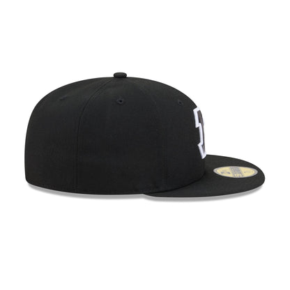 Cincinnati Bengals Black and White Basic 59FIFTY Fitted Hat