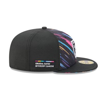Las Vegas Raiders 2026 Crucial Catch 59FIFTY Fitted Hat