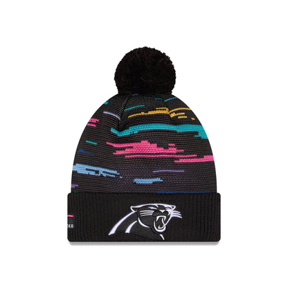 Carolina Panthers 2026 Crucial Catch Pom Knit Hat