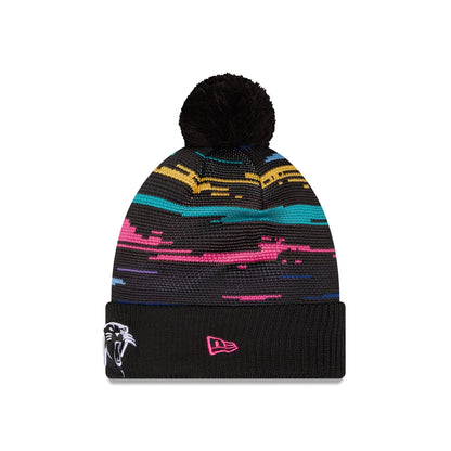 Carolina Panthers 2026 Crucial Catch Pom Knit Hat