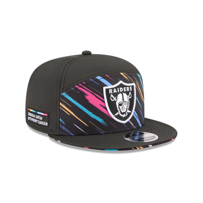 Las Vegas Raiders 2026 Crucial Catch Split Panel 9FIFTY Snapback Hat