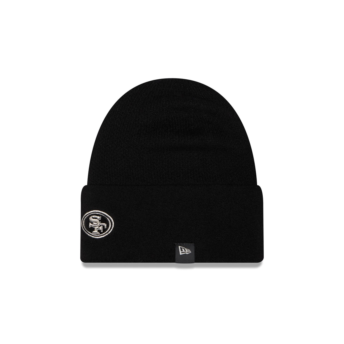 San Francisco 49ers Cashmere Black Cuffless Knit Beanie Hat