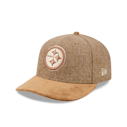 Pittsburgh Steelers Moon Brisbane Moss Brown Visor 59FIFTY Fitted Hat
