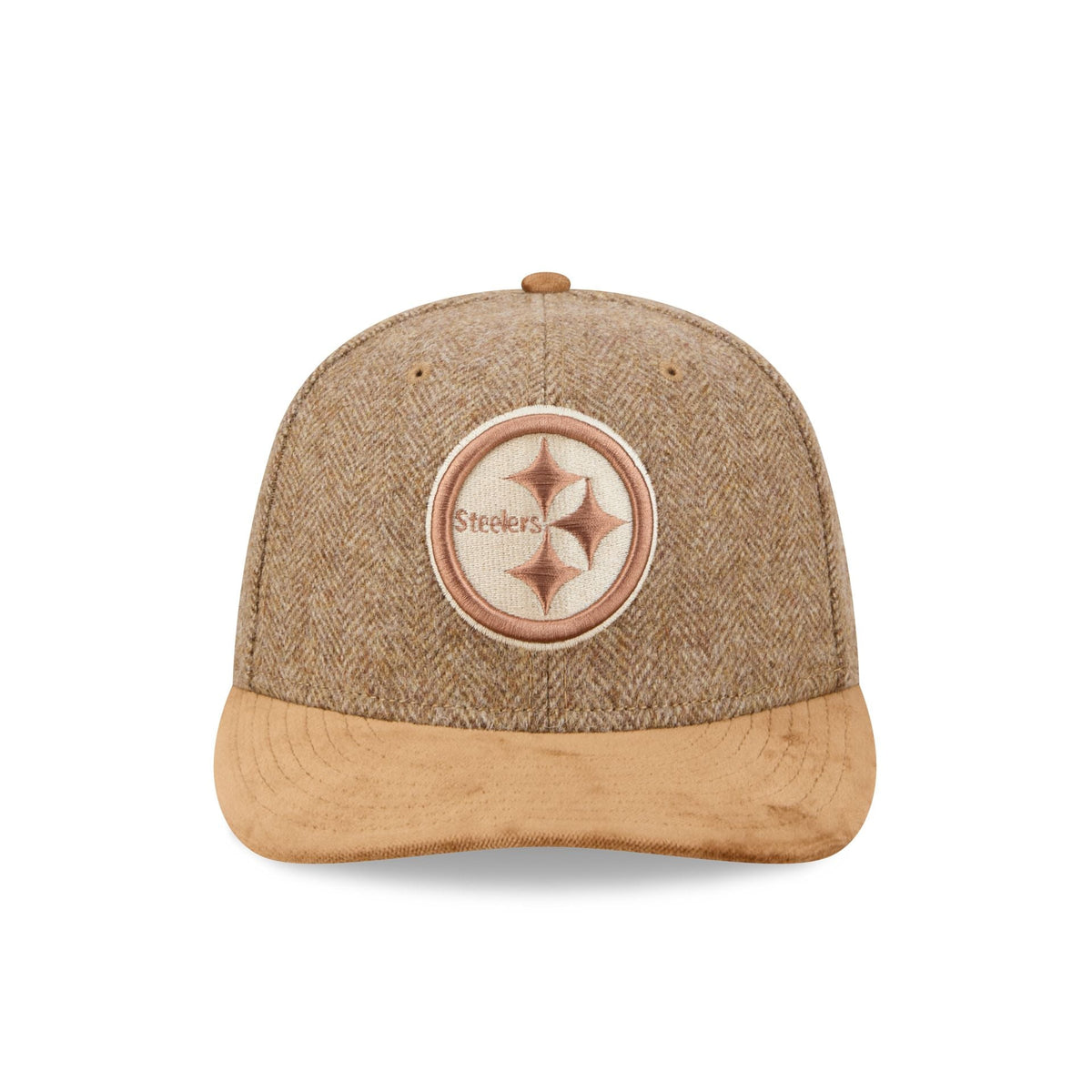 Pittsburgh Steelers Moon Brisbane Moss Brown Visor 59FIFTY Fitted Hat
