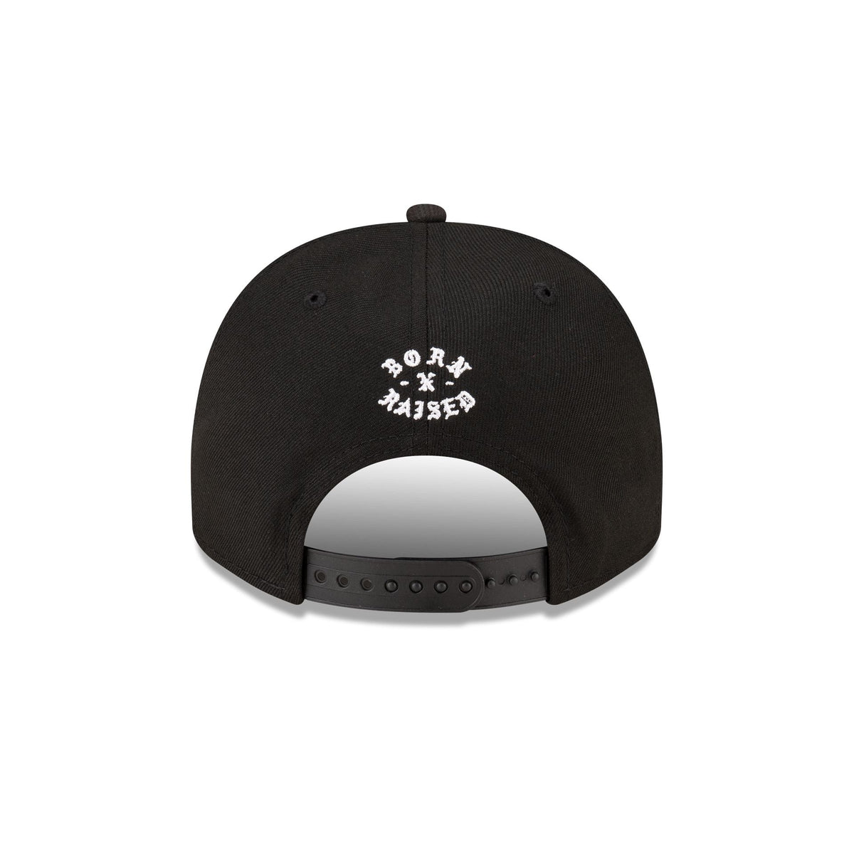 Born x Raised x New York Jets Script Black 9FIFTY A-Frame Snapback Hat