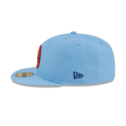 Pittsburgh Steelers Red. White & Blue 59FIFTY Fitted Hat