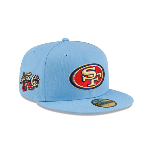 San Francisco 49ers Red. White & Blue 59FIFTY Fitted Hat