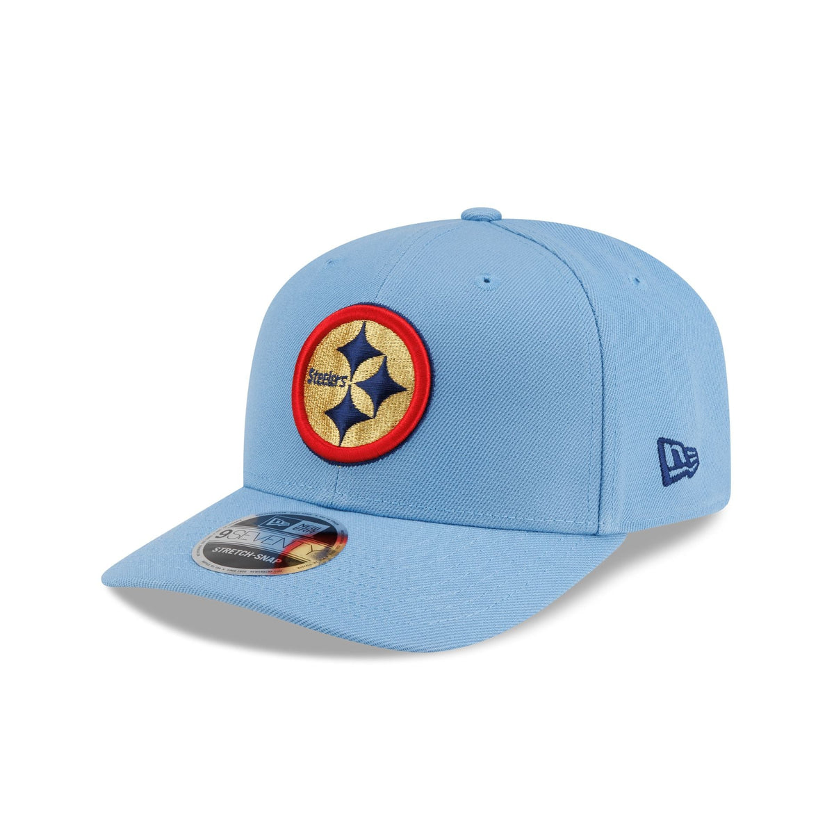 Pittsburgh Steelers Red. White & Blue 9SEVENTY Stretch-Snap Hat