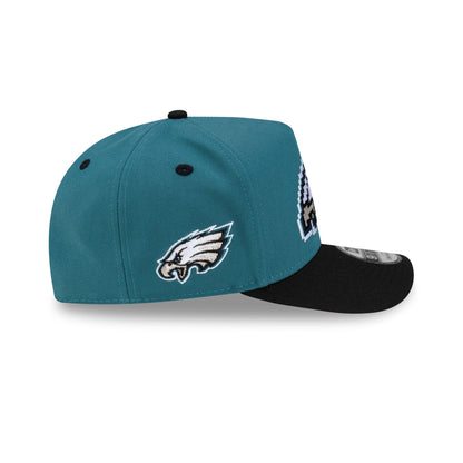 Philadelphia Eagles Pixel 9FIFTY A-Frame Snapback Hat