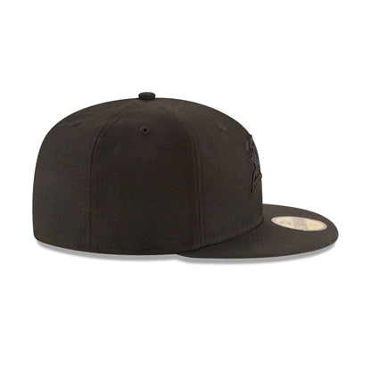 Tampa Bay Buccaneers Black On Black 59FIFTY Fitted Hat