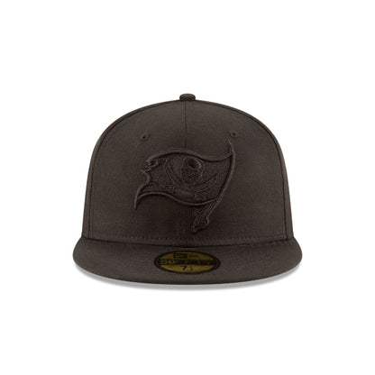 Tampa Bay Buccaneers Black On Black 59FIFTY Fitted Hat