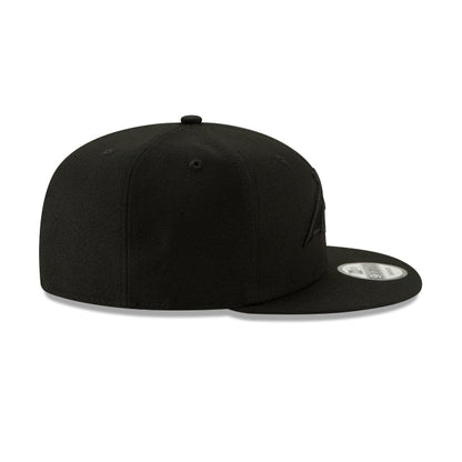 Carolina Panthers Basic Black On Black 9FIFTY Snapback Hat