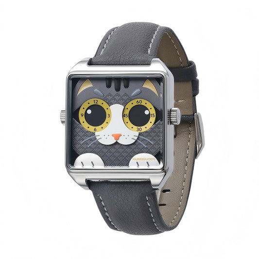 HappieWatch The Shadow Walker — The Meteorite Cat of Silent Strength