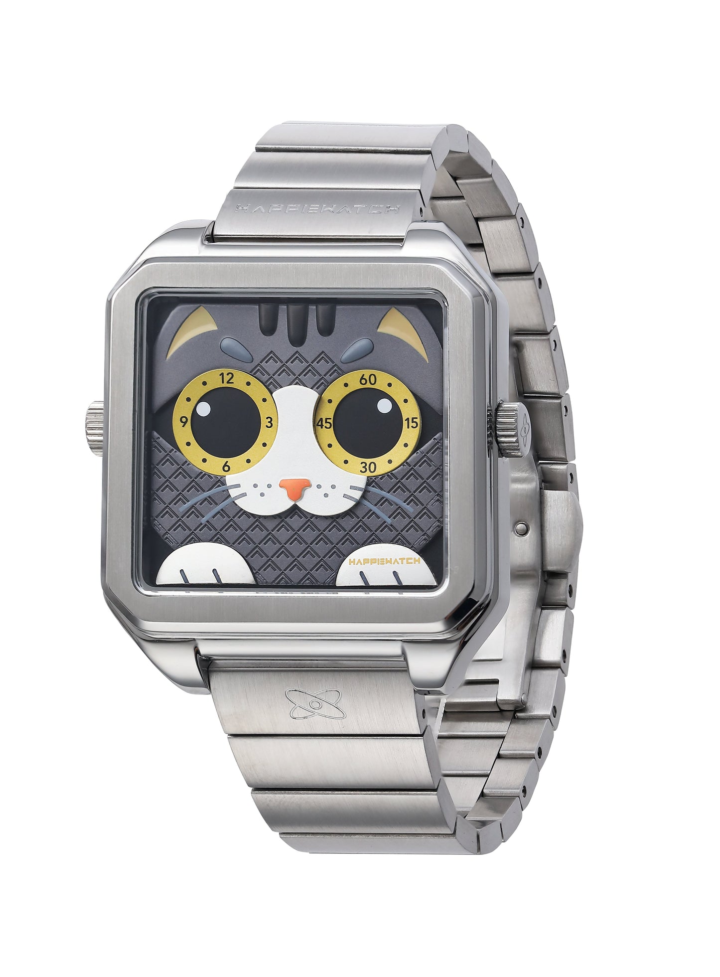 HappieWatch The Shadow Walker — The Meteorite Cat of Silent Strength