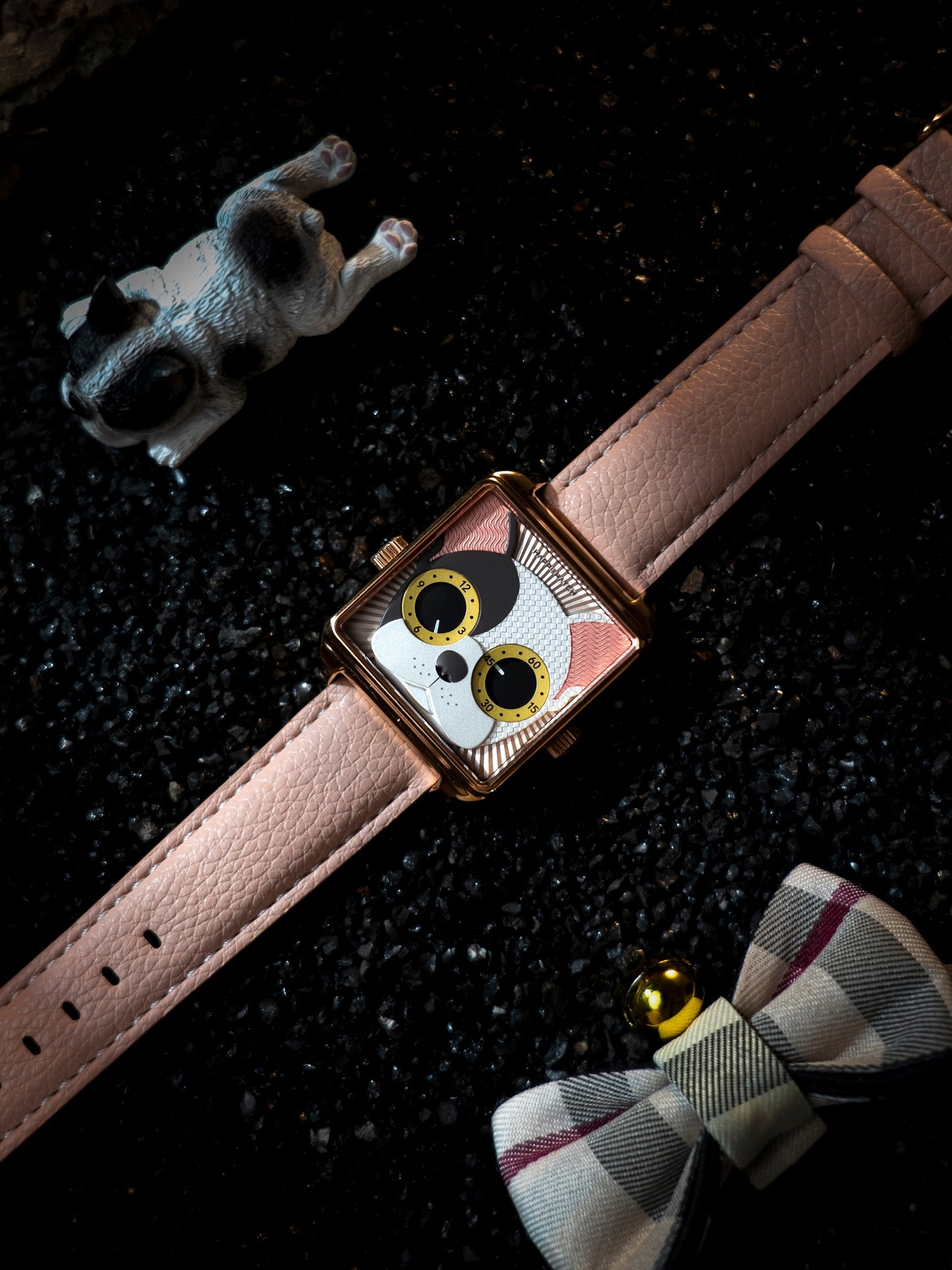 HappieWatch The Duchess – Pink Bulldog Watch for Bold Queens