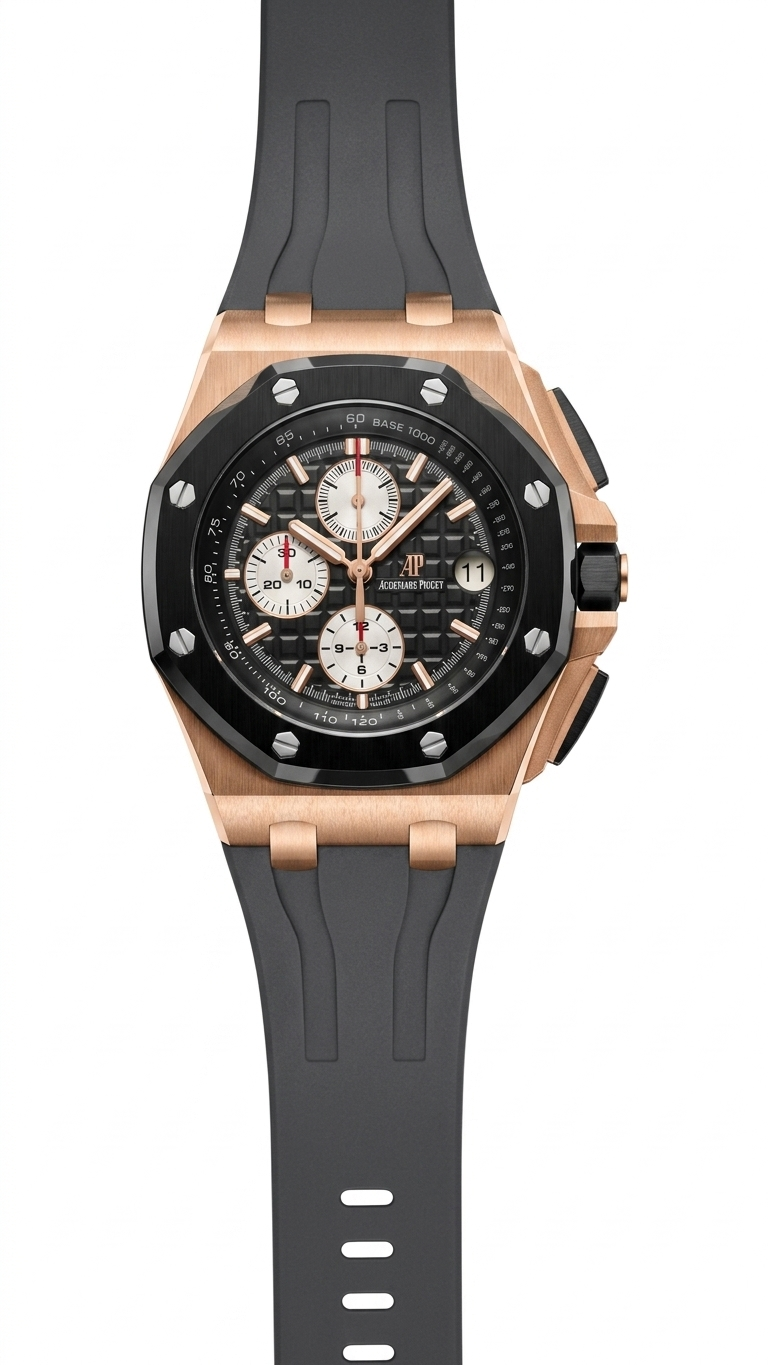 Audemars Piguet Royal Oak Offshore 26400RO.OO.A002CA.01 Chronograph Rose Gold Black Dial (2012)