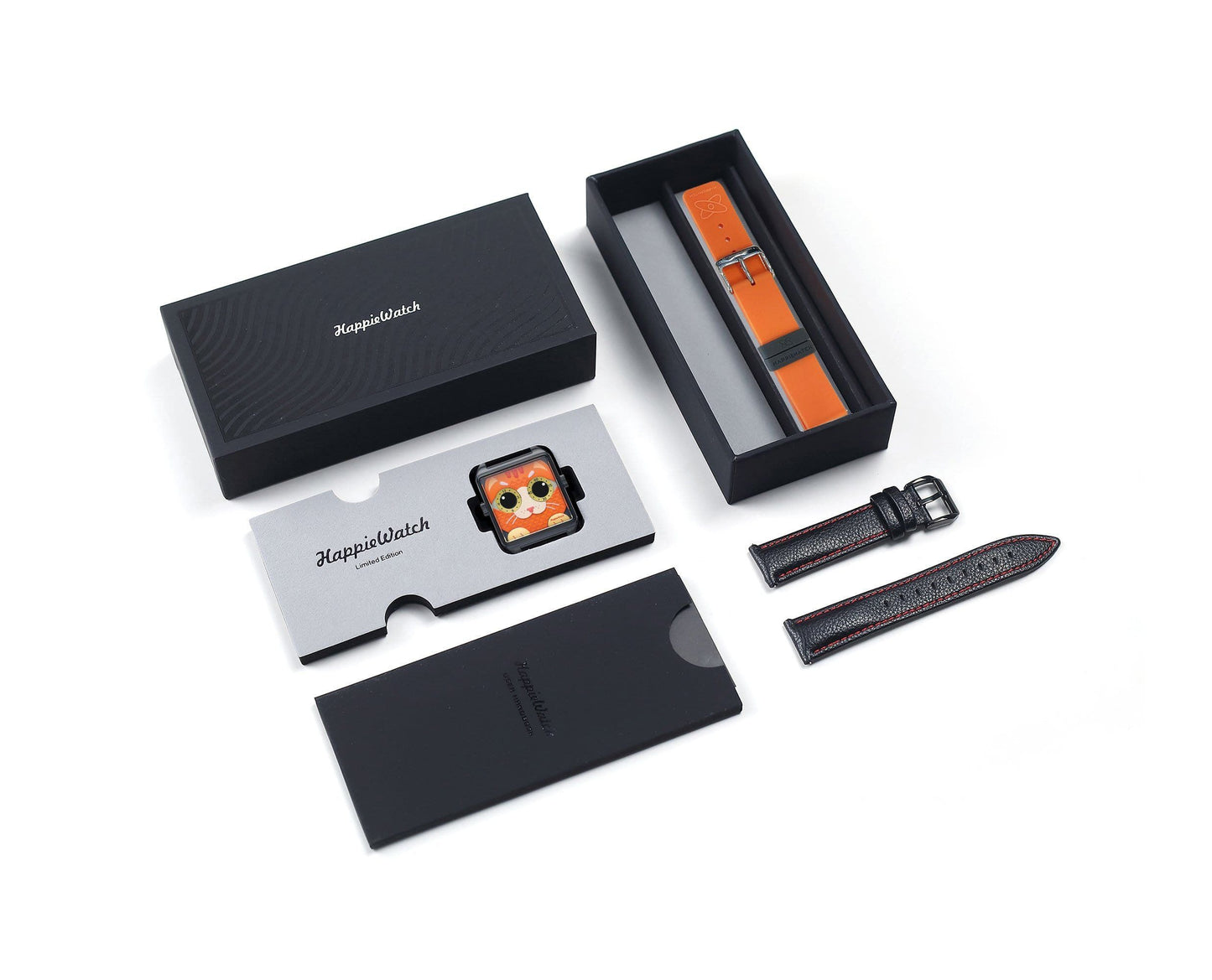 HappieWatch The Ginger Cat A Fiery Orange-Red Watch