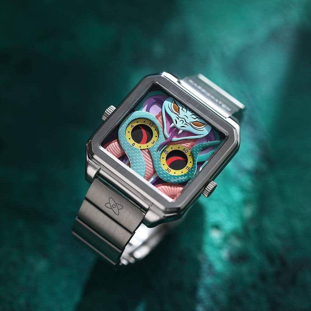 HappieWatch Silver Serpent Watch
