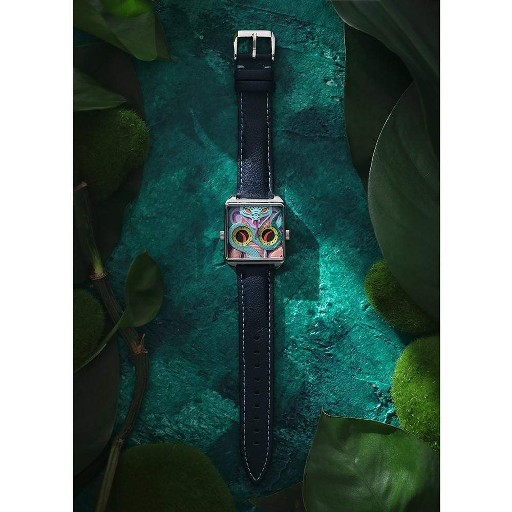 HappieWatch Silver Serpent Watch