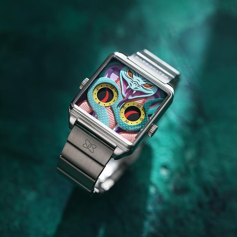HappieWatch Silver Serpent Watch